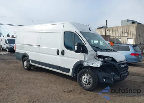 2024 Ram Promaster 3500 Cargo Van Tradesman High Roof 159 Wb Ext W/Pass Seat z USA, uszkodzony, nr VIN 3C6MRVJG5RE126186